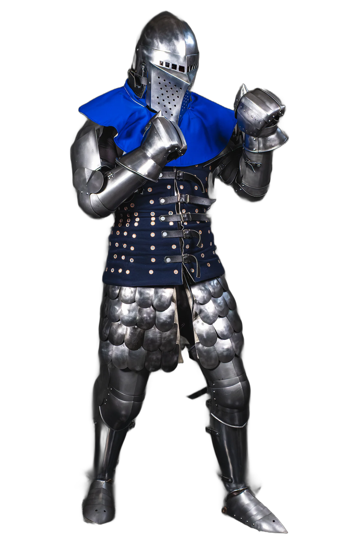Fighter in full Prague Steel Makerz armor